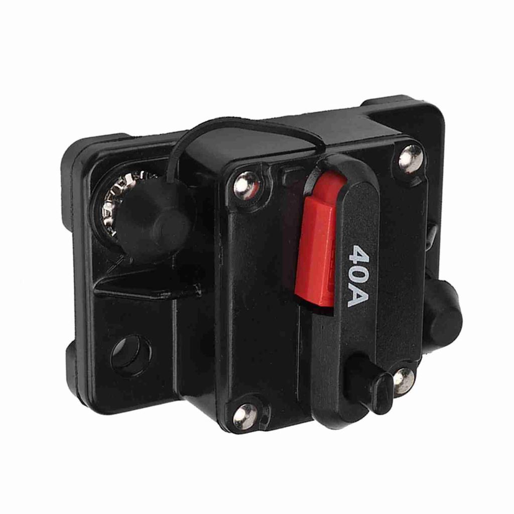 12V 30A 40A 60A Car Stereo Audio Resettable Inline Circuit Breaker Self recovery Fuse