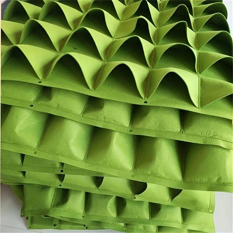 Wall Planting Bag, Guanyuan Non-woven Vertical Grow Bag, Wall Hanging Multi-pocket Planter