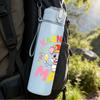 1PC Karnivals Maus Mouse Cartoon Print 750ml Color Plastic Sports Water Bottle Leakproof Flip Straw Lid Suitable for Sports Office Home Use