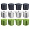 4 Pieces Aquarium Hydroponics Planting Holder Water Feature breathable Decoration for Apartment Hotel Restaurant Planting Holder