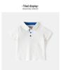 2026 Summer Boys' Polo Shirt - Plain Color Short-Sleeve Children's Top