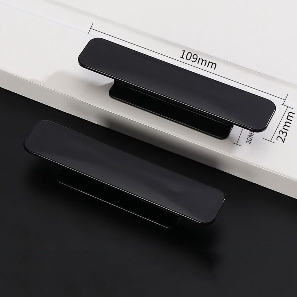 Transparent Door Handle Self-Adhesive Door Handlebar Fashion Door Knob Cupboard