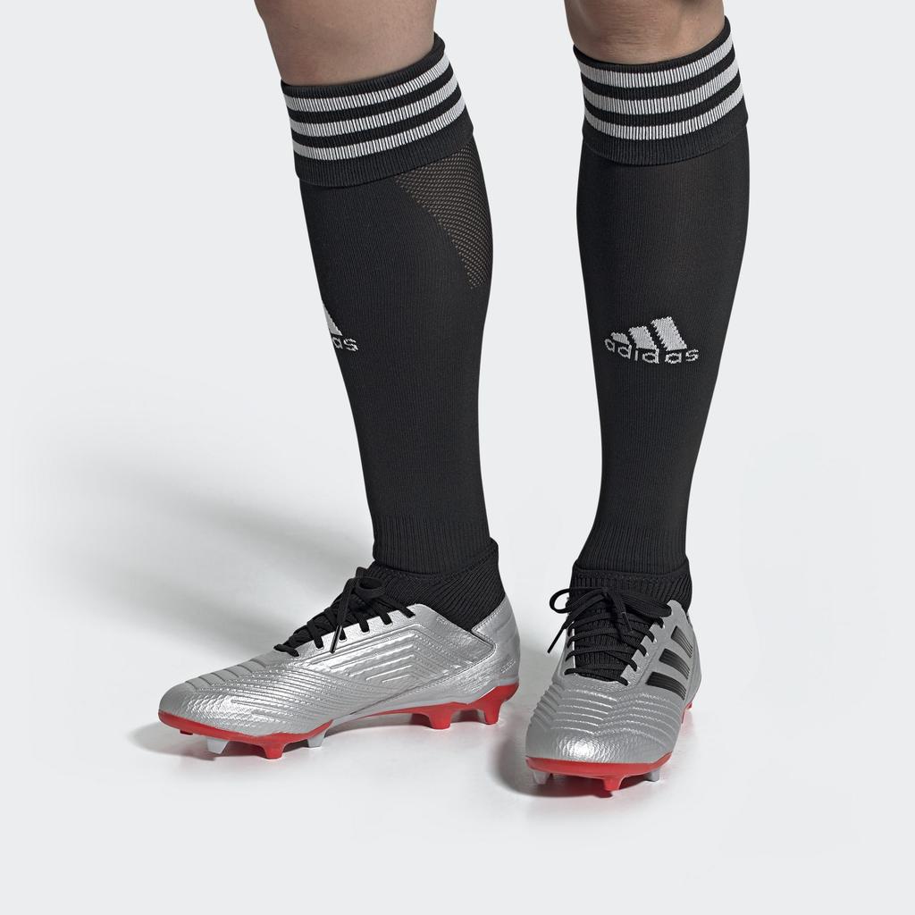 adidas Predator 19.3 FG 'Silver Metallic Red' F35595