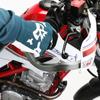 ZETA RACING For standard diameter bars Compatible handlebar inner diameter Armor hand guard bend titanium color high rigidity aluminum alloy
