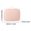 Multi-Compartment Travel Makeup Bag Portable PU Leather Large Wash Bag Large Capacity Make Up Storage Bag Outdoor Makeup Bag