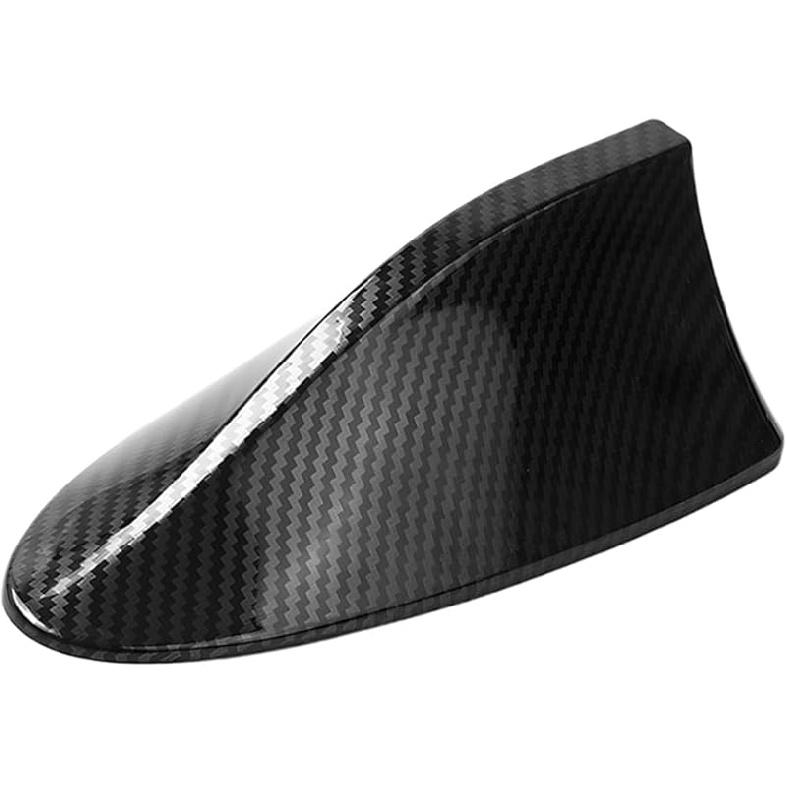 Car Shark Fin Antenna Cover, Top Roof Aerial Base AM/FM Radio Signal Base with Adhesive Tape, Fashionable Automotive Top Decoration Replacement,