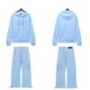 AMIR New Autumn/Winter Embroidered Letter Hooded Sweatshirt & Long Pants Set
