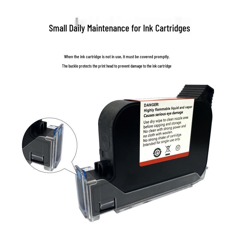 Quick-Dry Ink Cartridge for Multiple Inkjet Coder Models JS10, JS12, IQ800, 880, 797, 2590, 1704