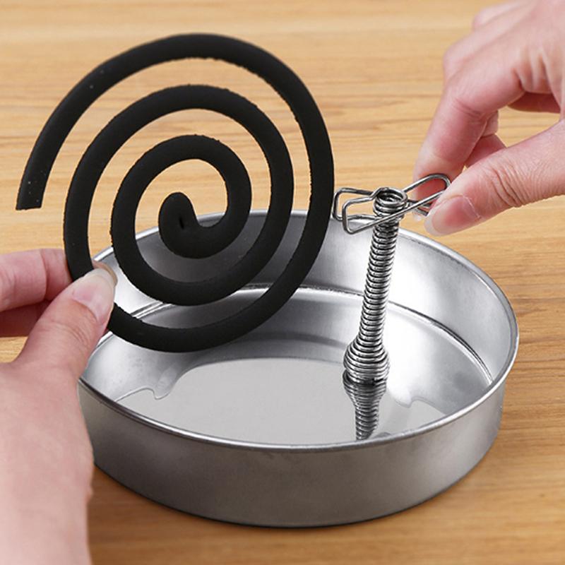 Edelstahl Multifunktions Aschenbecher Basis Magnetisch Mückenkerze Mückenkerzenhalter Mit Tablett Mückenschutz