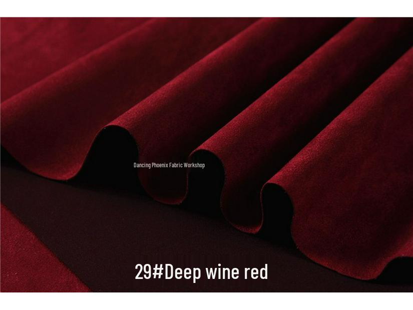 Luxury Snowflake Velvet Suede Air Layer Fabric - Thick, Stretchy, Soft, Delicate Knit