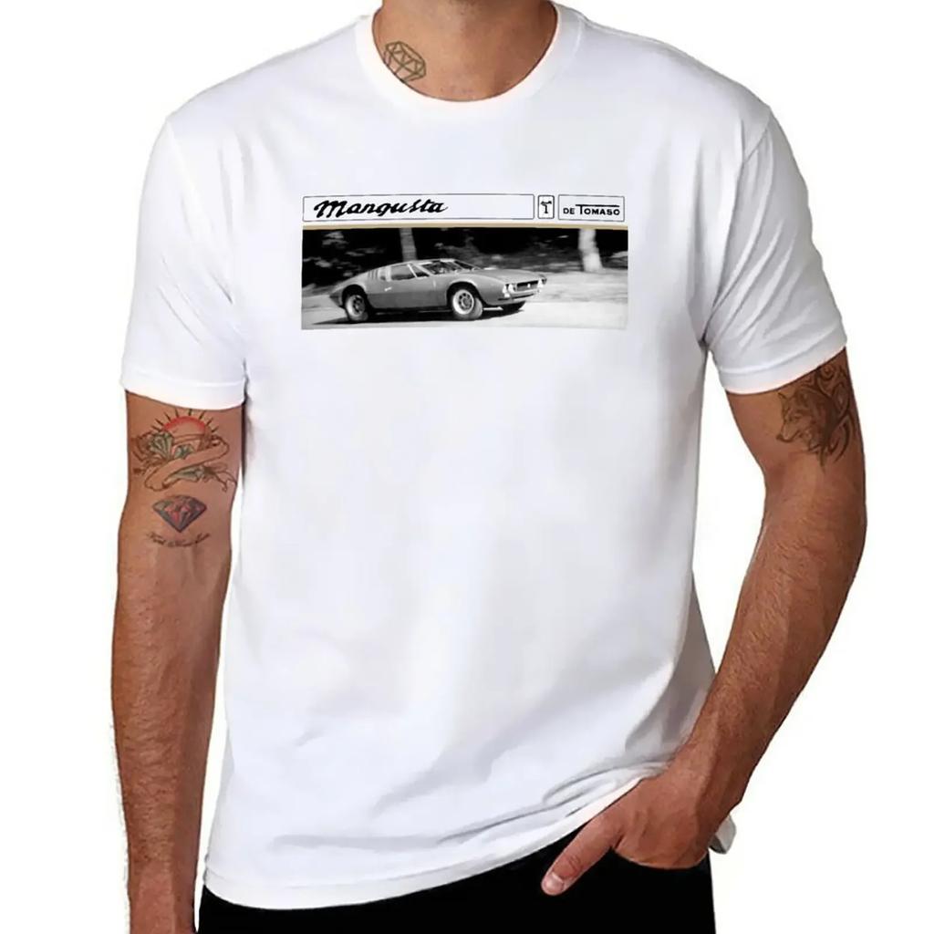 DE TOMASO MANGUSTA T-Shirt schnelltrocknende Tops Sommerkleidung Designer-T-Shirt Herren