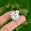 African Amethyst Gemstone 925 Silver Promise Statement Handmade New Flower Ring