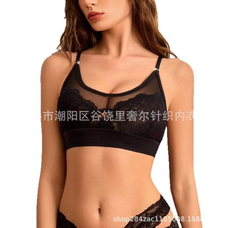 Women Sexy Lace Wireless Thin Light Comfortable Bra