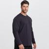Dibinze Men's Plus Size Modal Cotton Long Sleeve T-Shirt