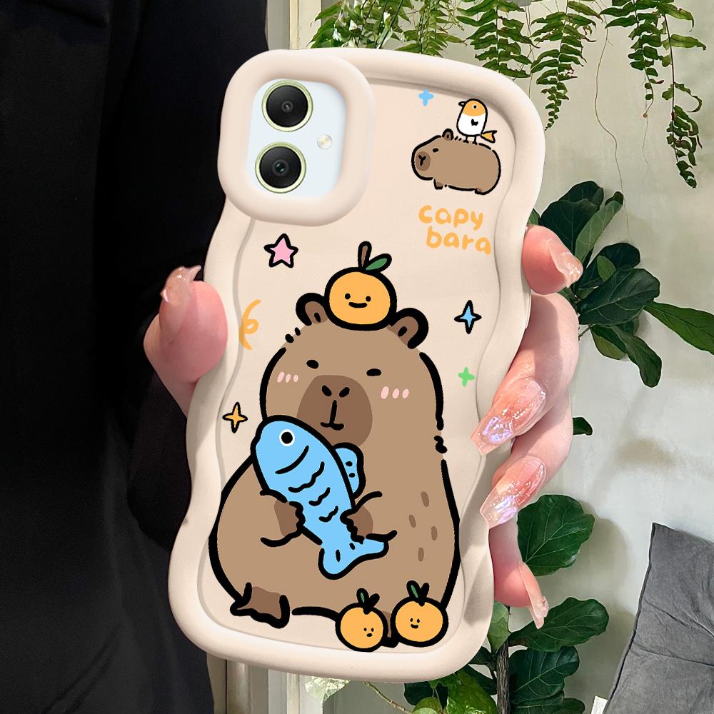 כיסוי טלפון רך חמוד דולפין מצויר לסמסונג גלקסי A52 A73 A12 S24 אולטרה 5G S23 S22 S21 S20 FE גלי קצה מגן גומי עמיד זעזועים