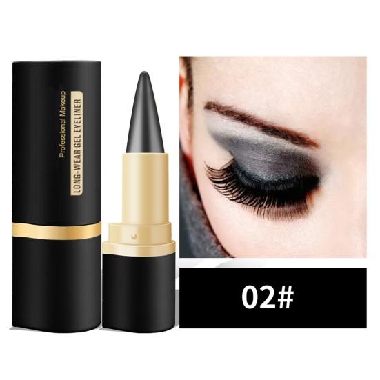 3G Eyeliner Pencil Waterproof Long Lasting Smudge-proof Natural Black Brown Gray Silver Color Portable Eyeliner Pen Crayon Women Eye Makeup Tools
