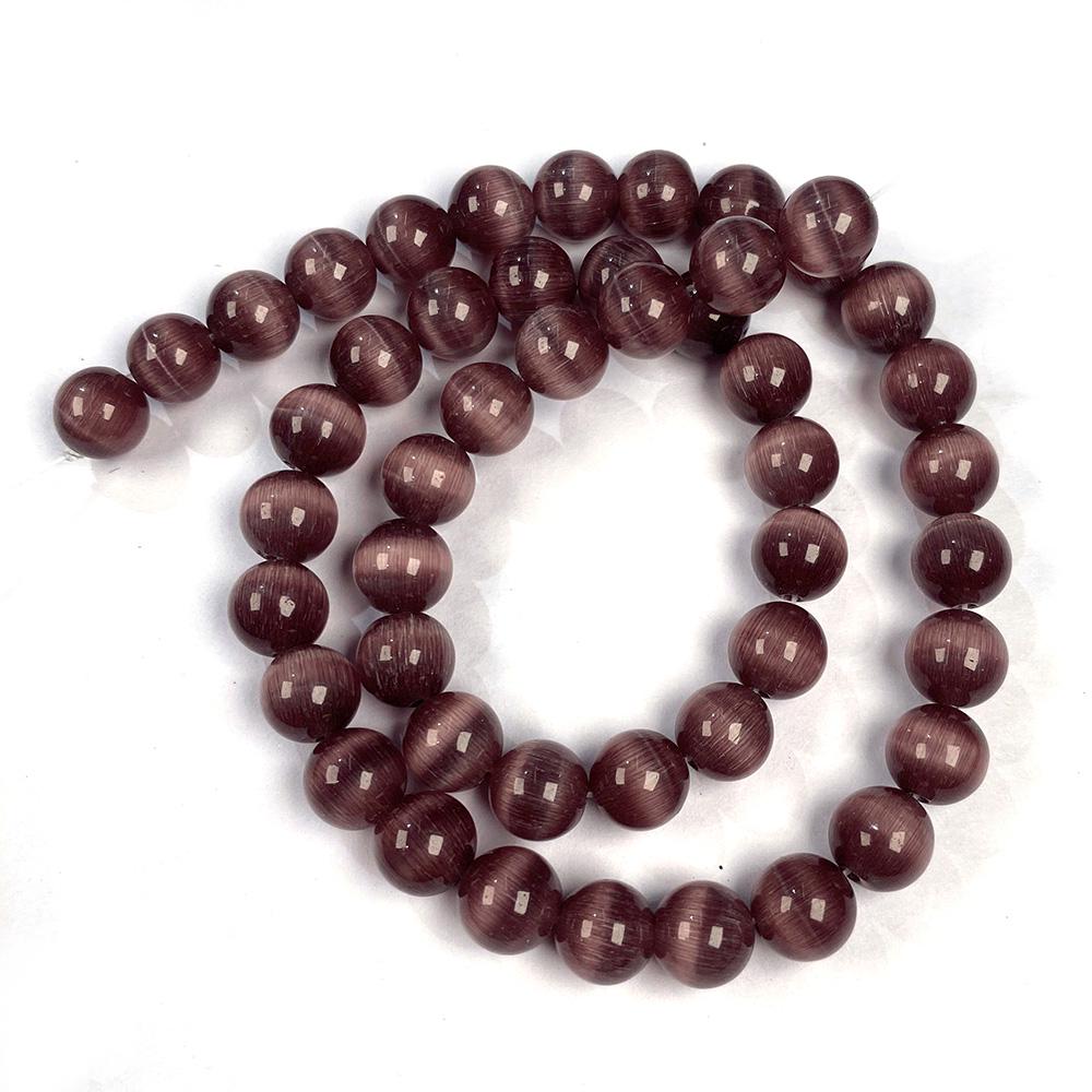 

Натуральний райдужний камінь котяче око розсипчасті намистини дорогоцінне каміння підвіски для DIY намисто браслет браслет сережки шиття ремесло виготовлення ювелірних виробів аксесуарів 8mm