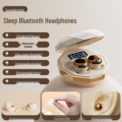 Huaqiangbei Bluetooth 6.0 Mini Kabellose In-Ear-Kopfhörer – Hochwertiger Klang, Geräuschunterdrückung, Lange Akkulaufzeit, Schlafmodus