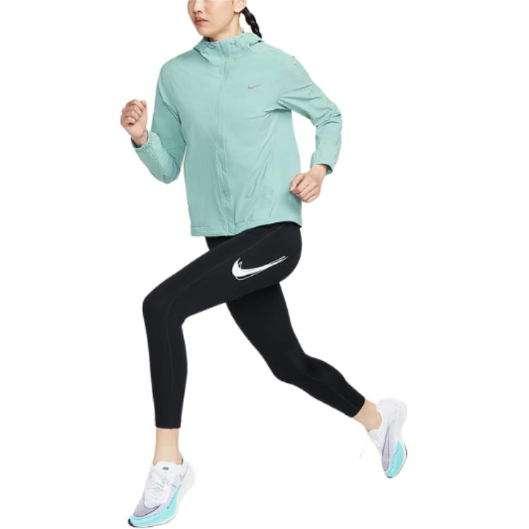 Nike Jackets Women's Teal Hooded Moderate Other HQ0651-017