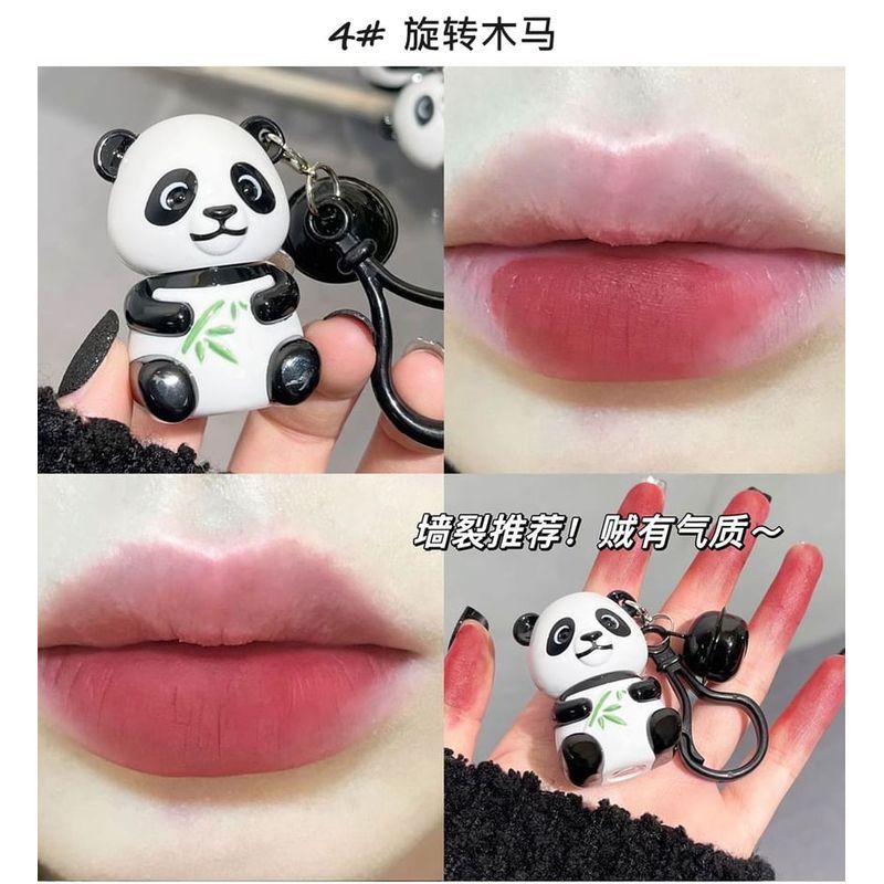 Art Value - Panda Bell Keychain Matte Lip Mud - 6 Colors