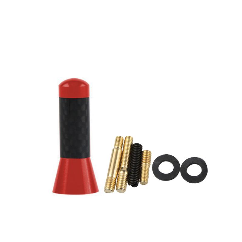 3.5cm Brand New Black Screw Metal Short Stubby Mast Antenna Car Styling Roof Antenna Enhanced Signal Car Accessories