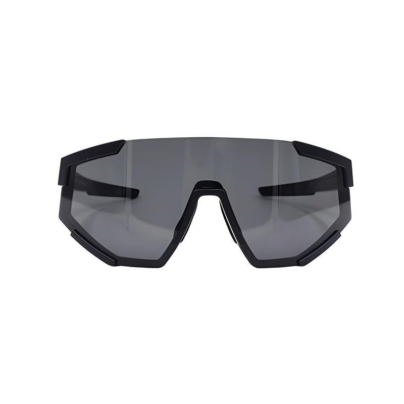 Prada [Mit Rezept erhältlich] Dynamische Vitalität Serie Trendige Sport-Roadtrip-Edition Sonnenbrille in unregelmäßiger Form Herren-Stil