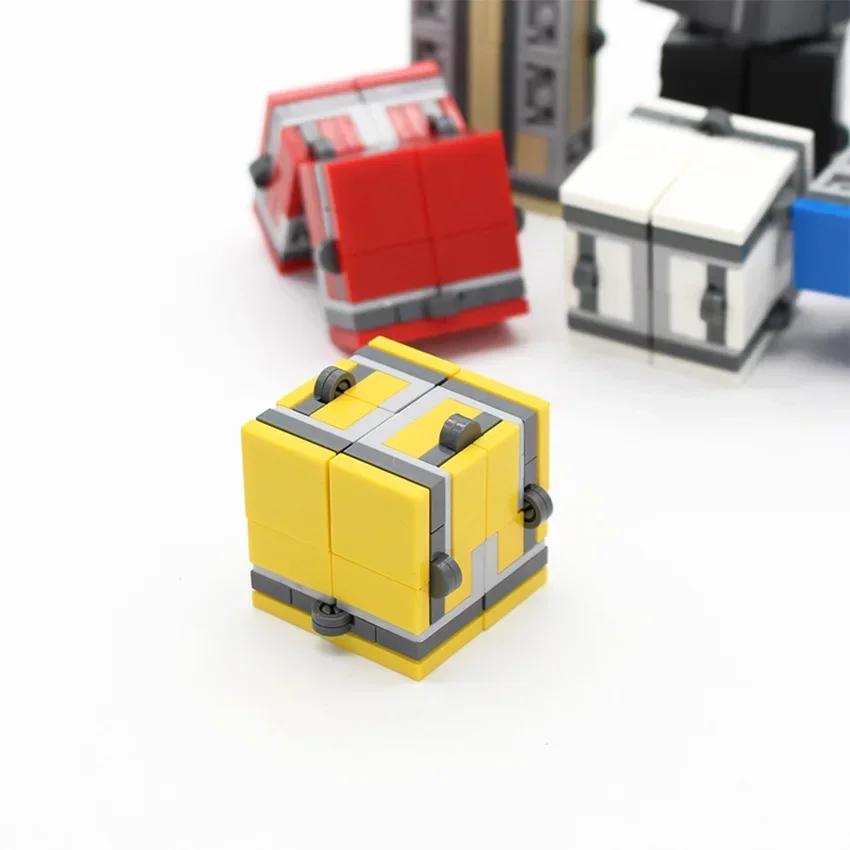 Non-Toxic Building Block Bricks Toy Puzzle Smart Fidget Magic Cubes Spinner Fingertip Technical Assembling New Intelligence Toys