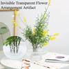 4/2Pcs Spiral Stem Holder for Flowers Clear Floral Frog Arranger for DIY Bouquet Vase Display Flower Arrangement Supplies