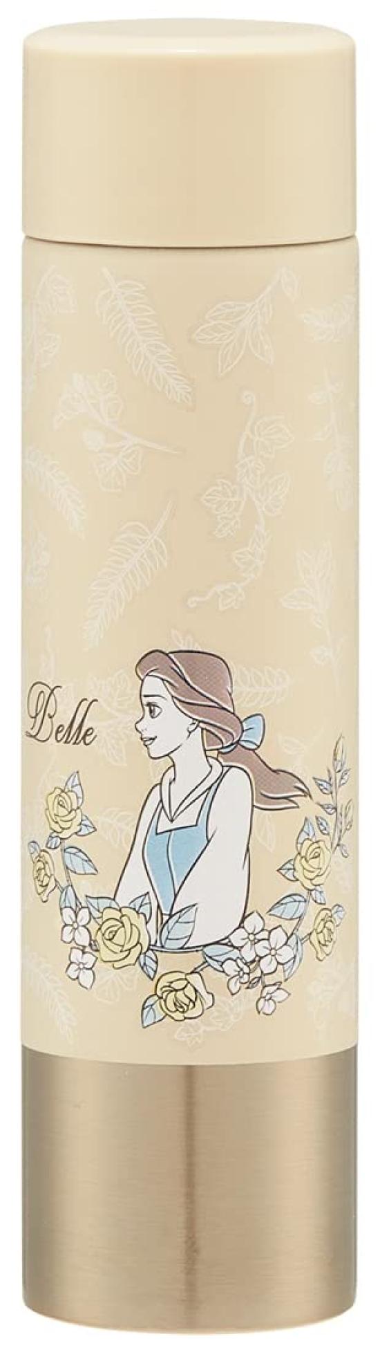 

Skater Mini Stainless Steel Mug Bottle, 160ml, Small Capacity, Water Bottle, Mobile Mug, Disney Botanical, Beauty and the Beast Belle, SMBC1BL-A