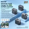 WEKOME Vip 30W Universeller Reiseadapter für EU, UK, USA, 1200W Direktstecker