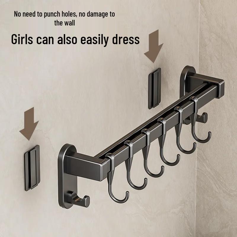 Nástěnný úložný regál bez vrtání