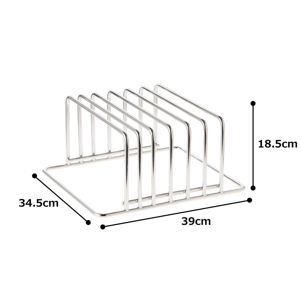 Endo Shoji Commercial Cutting Board Stainless Made In AMN56 Stand, Horizontal, MY-6, Steel, Japan,