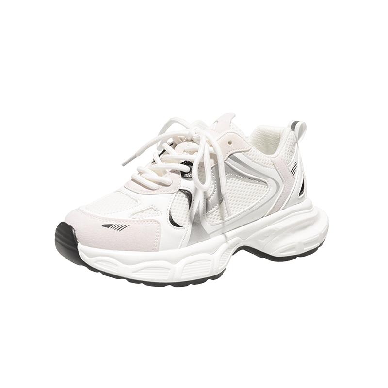 Spring platform casual sports shoes women's 2025 summer new popular dad shoes women's versatile little white shoes tide
