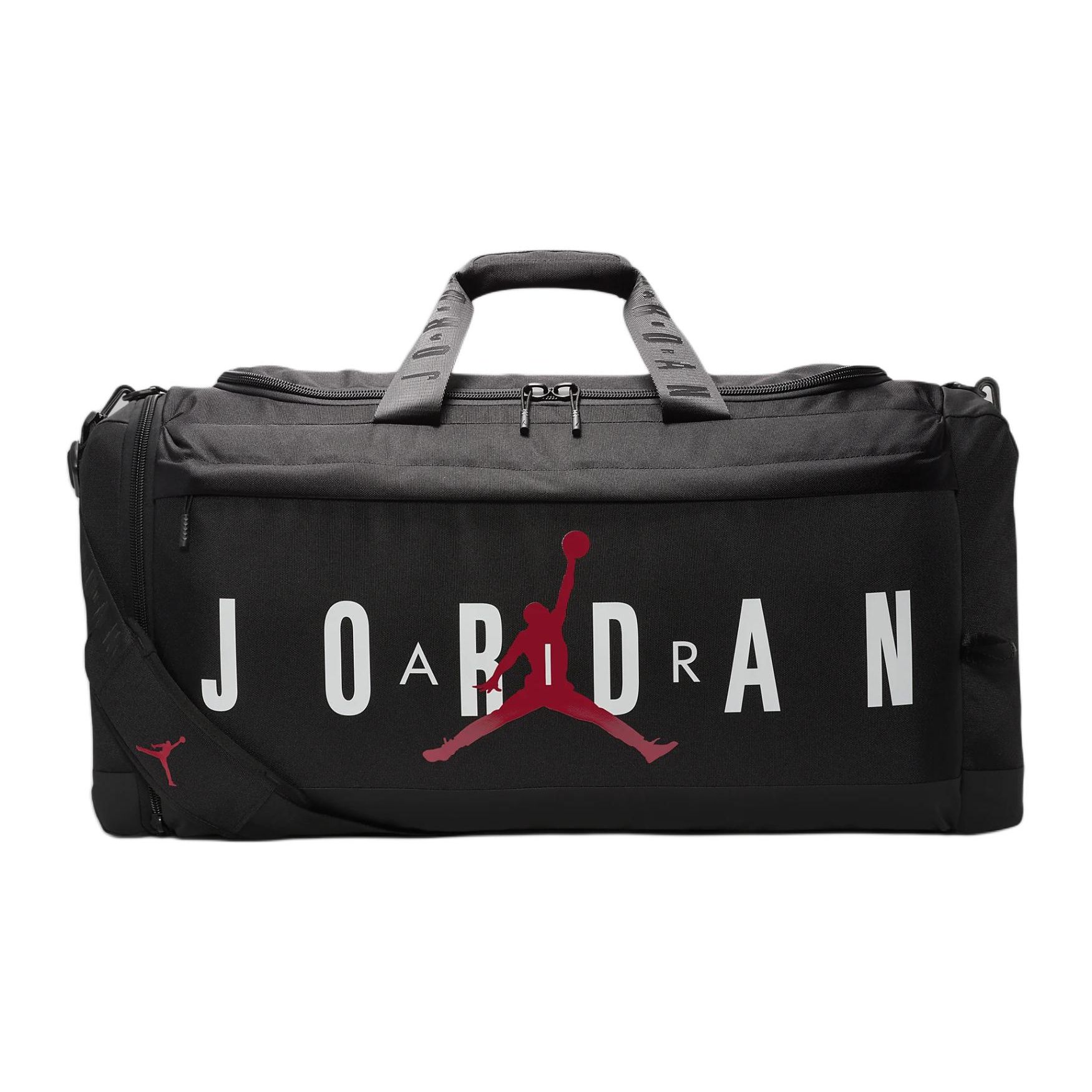 

Jordan Velocity Sports Logo Print Polyester Handheld Shoulder Crossbody Travel Bag Unisex bags Black LM0920-023 Black