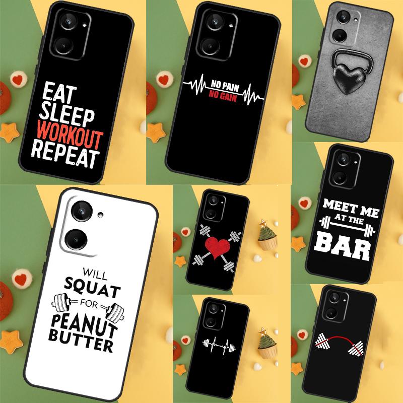Bodybuilding Gym Fitness For Realme 12 10 9 11 Pro Plus GT5 GT Neo 6 C53 C51 C35 C33 C30 C25s C21Y C31 C67 C55 Case