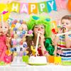 60 Hål Trä Liten Godispinne Ställ Fylld Godispinne Displayställ Dekorativ Godisbordsställ för Babyshower Jubileum Fest