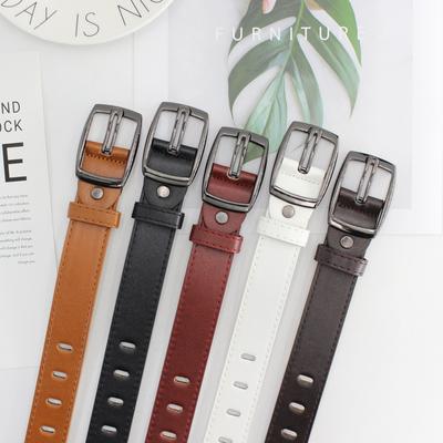 Porous Hollow Belt, Female Style Retro Japanese Buckle, Free Punching Belt, Belt