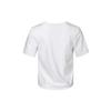 Nike T Shirts Women's White Crew Neck Moderate Straight Fit CU3059-100