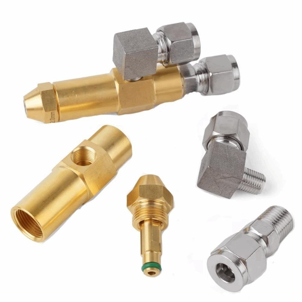 Stainless Steel Fittings Atomizing Nozzle Brass Nozzle Oil Burner Nozzle Waste Oil Burner