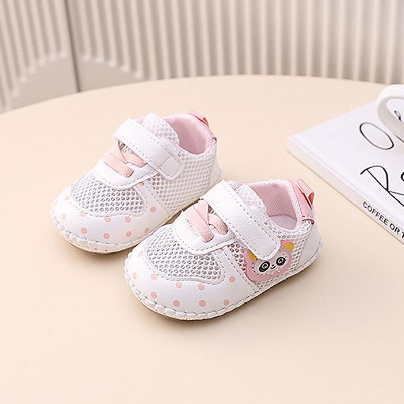 Summer Baby Toddler Soft Sole Shoes With Breathable Mesh For Boys And Girls
