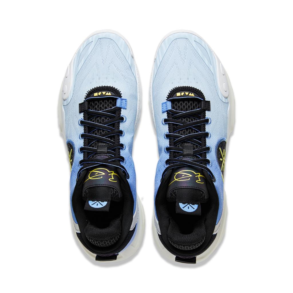Li-Ning Li Ning Wade ALL City 12 Амортизирующие Скользкие Устойчивые к истиранию Дышащие Низкие Баскетбольные кроссовки Мужские Синие ABAU023-4