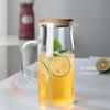Shangqi High-Capacity Glass Water Pitcher with Handle
