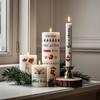 1PC Christmas Sticker for Candle Window Holiday Party Home Decoration