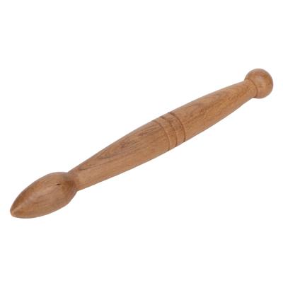 Foot Hand Massage Wooden Stick Ergonomic Portable 2 End Massage Foot Stick Tool for Home Travel
