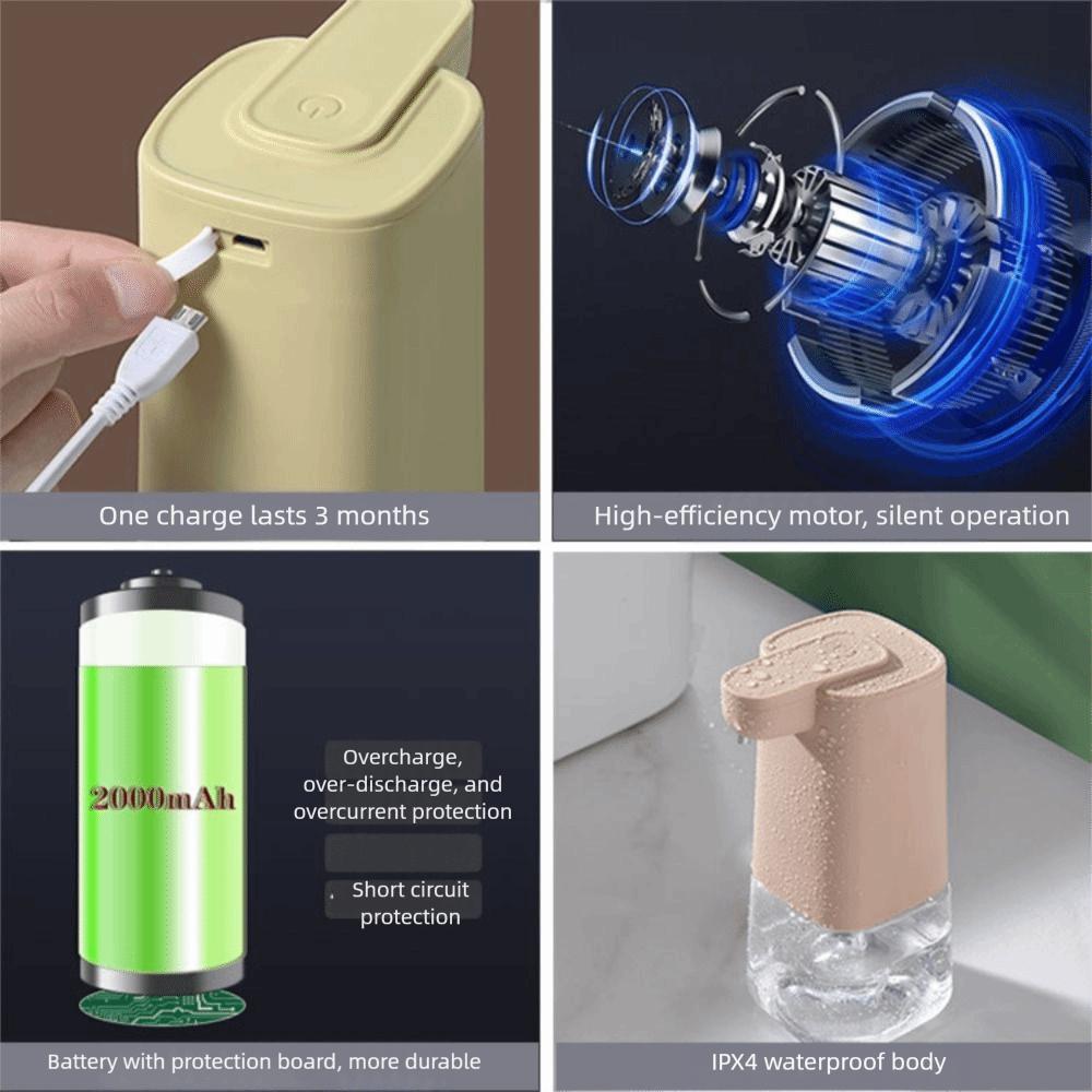 Smart Sensor Automatic Sensing Foam Dispenser 330ml Liquid Soap Dispenser Bathroom Accessories