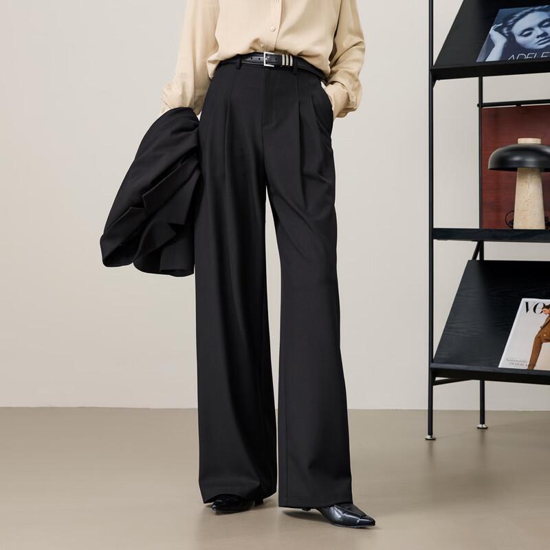 Women's Lyocell Acetate Wide-Leg Suit Pants