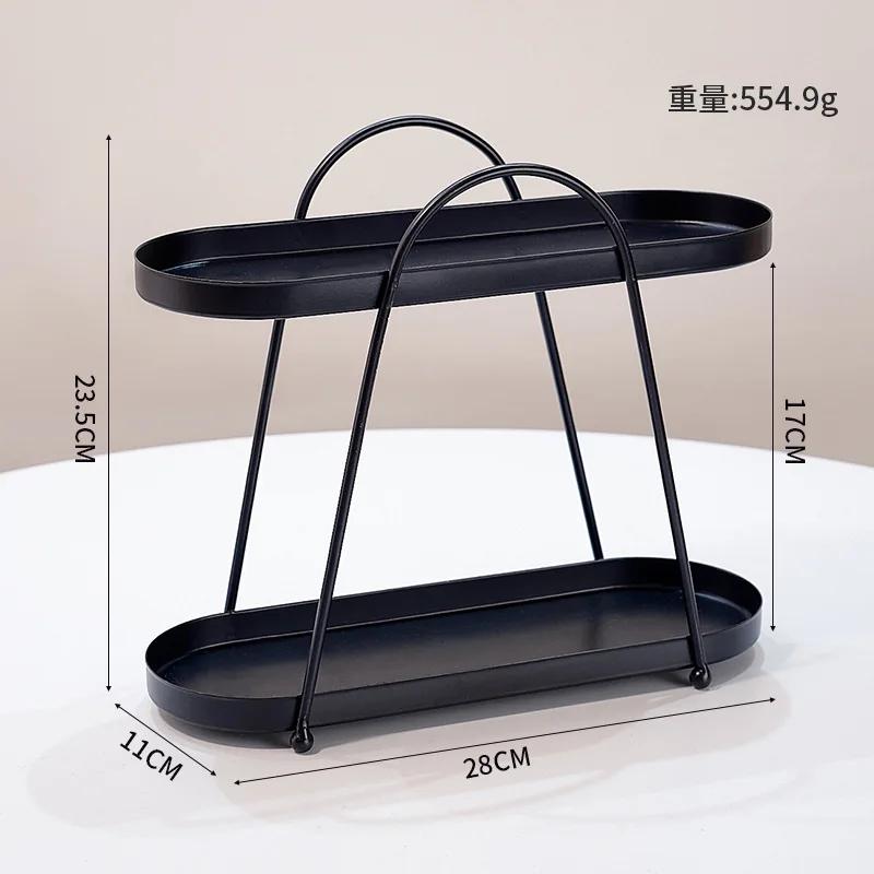 Jewelry Rack High-grade Light Luxury Cosmetics Jewelry Storage Rack Dresser Desktop Decoration Household