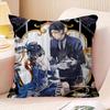 B-Black B-Butler Japanese Anime Cushion Cover Polyester Sofa Cushions Decorative Throw Pillows Home Decoration Pillowcover