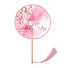 Chinese Style Embroidery Fan Handheld Silk Fan Ink Painting Chinese Style Fan  Photography Prop