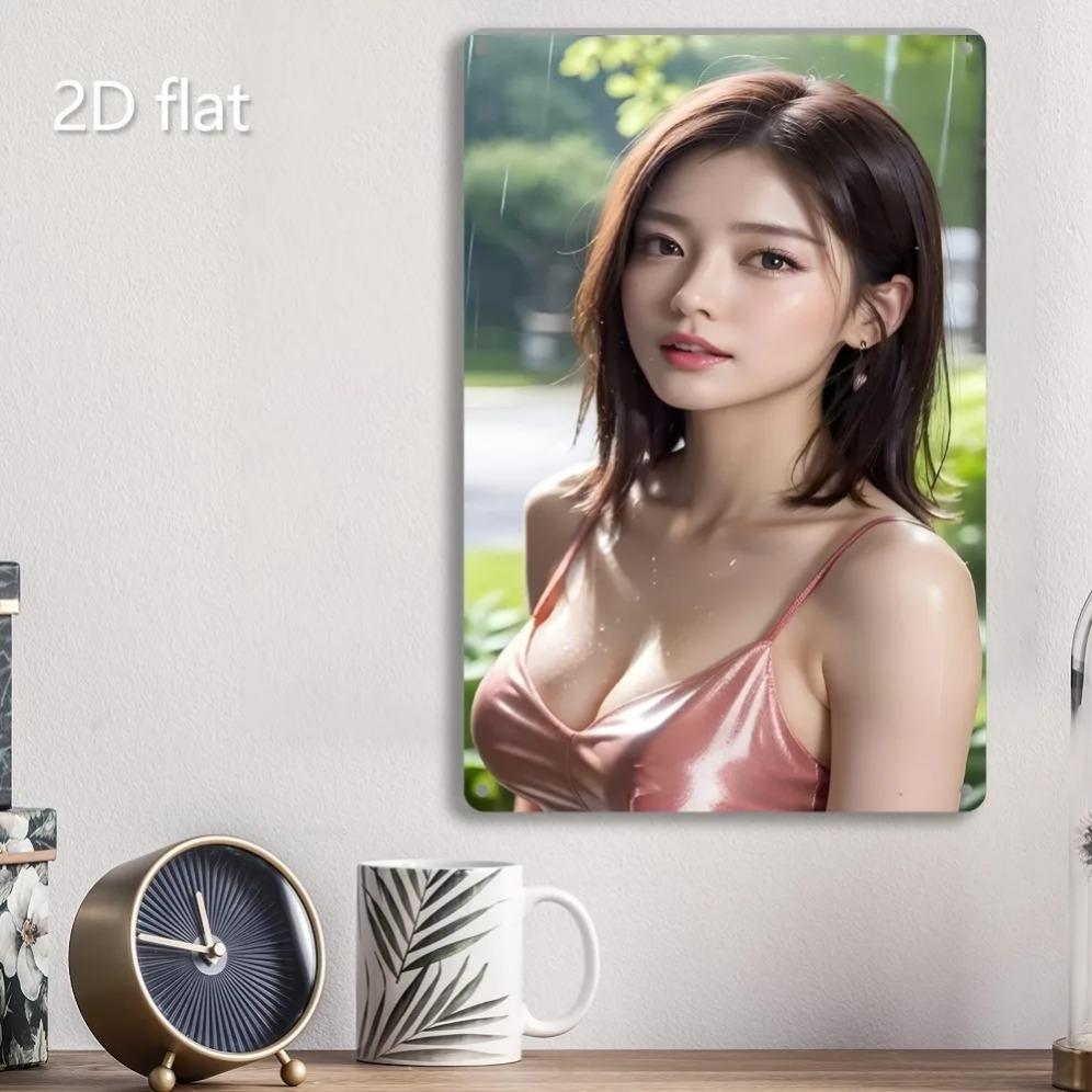 Blechschild 2D Retro Wanddeko Metallschild 7,87x11,8 Zoll Wasserdicht